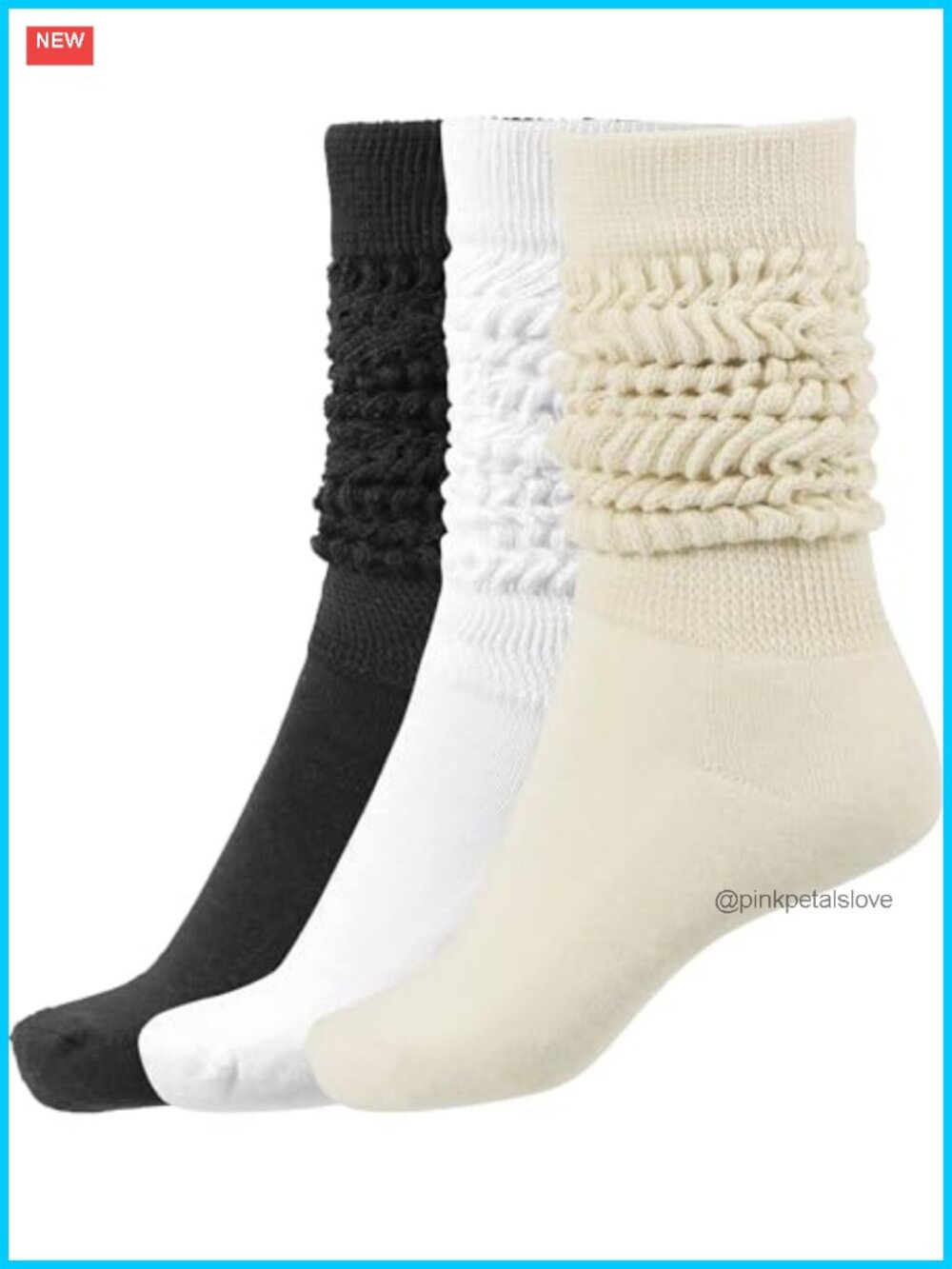 Slouch Socks Women Thigh High Over The Knee Scrunch Socks Stretchy